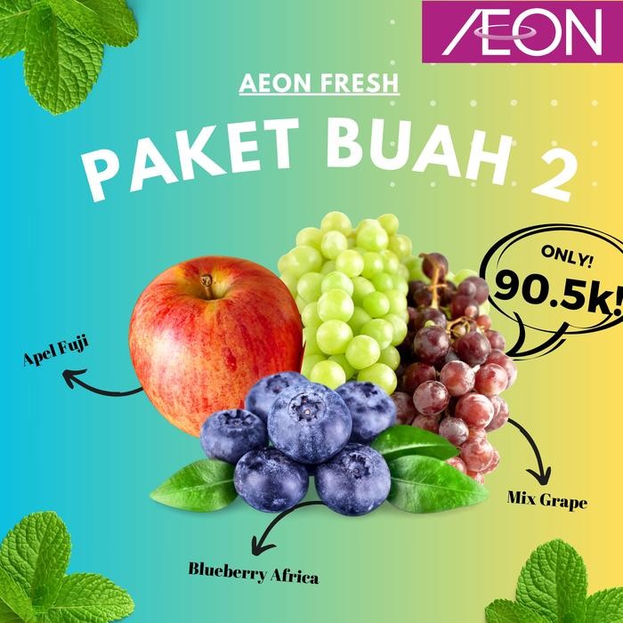 

ORIGINAL Paket Buah 2 [Anggur Mix, Apel, Fuji Blueberry] / Parcel Buah Fresh READY STOCK