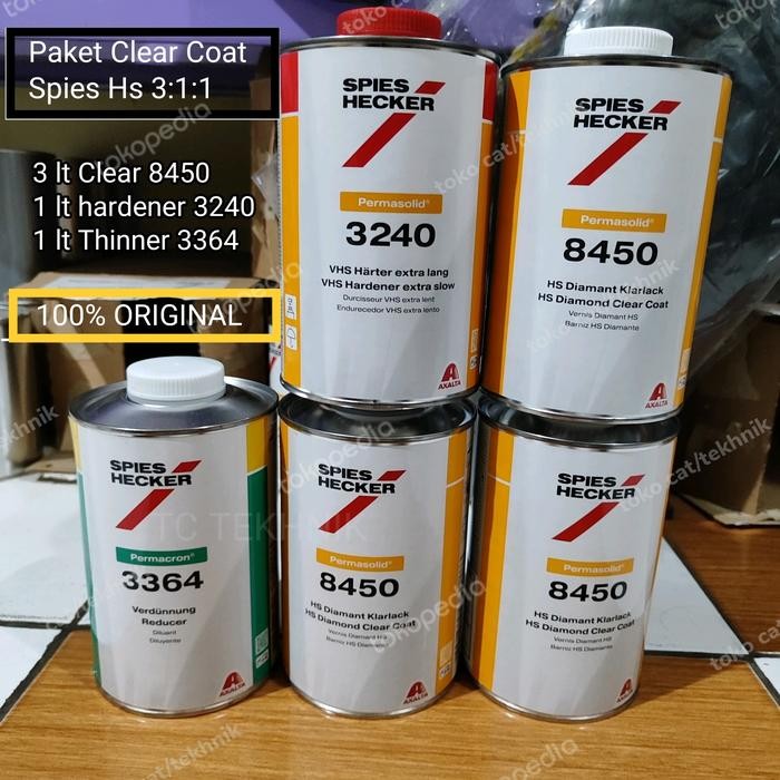 [Paket] Pernis Spies Hecker HS Clear Coat 8450 3:1:1