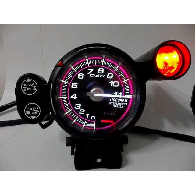 Tachometer Defi C2 + Shiftlight ( Blue - Pink )