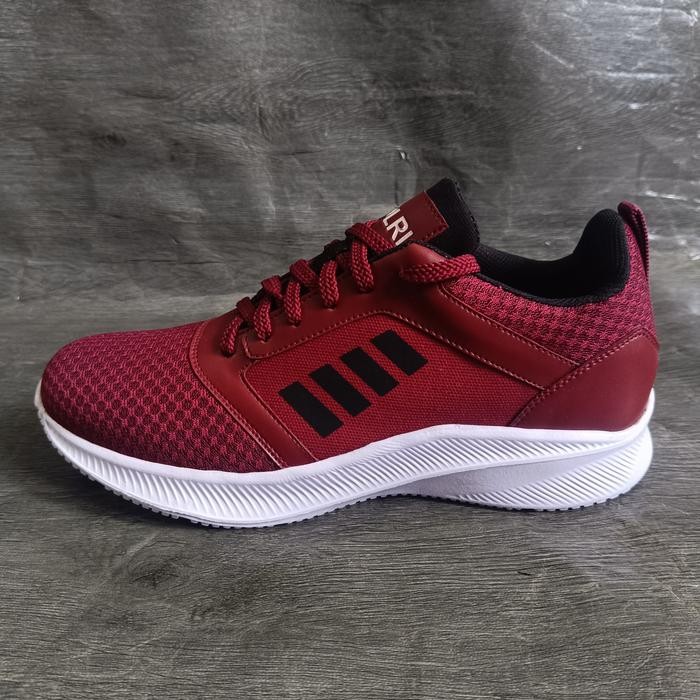Sepatu Olahraga Maroon POLRI / Sepatu Olahraga POLRI (terlaris) (terbaik) (termurah)
