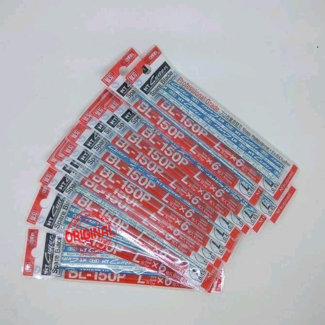 

ID ISI PISAU CUTTER NT BL-150P SPARE BLADE NT CUTTER BL-150P