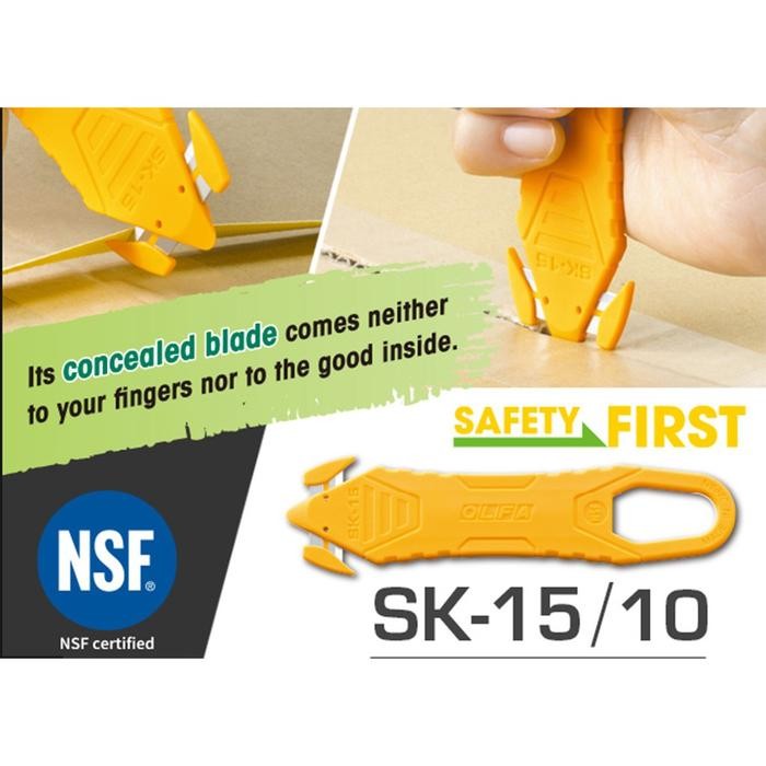 

ID PISAU POTONG WRAPING SK-15 OLFA SAFETY CUTTER