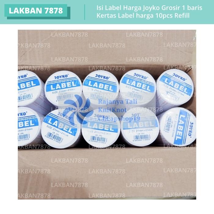 

ID ISI LABEL HARGA JOYKO GROSIR 1 BARIS KERTAS LABEL HARGA 10PCS REFILL