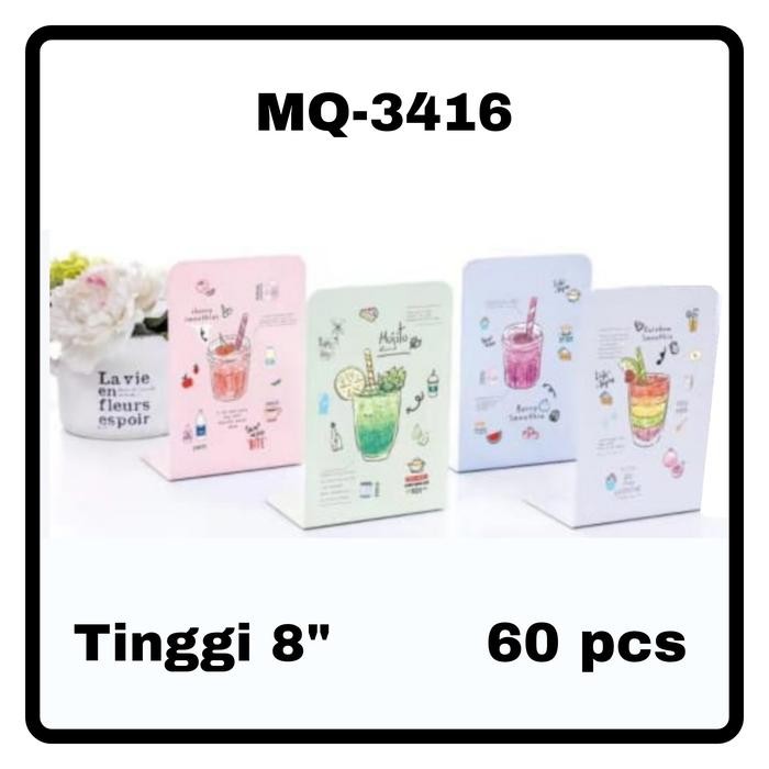 

Promo Sos Book End Seri Mq / Pembatas Buku Besi