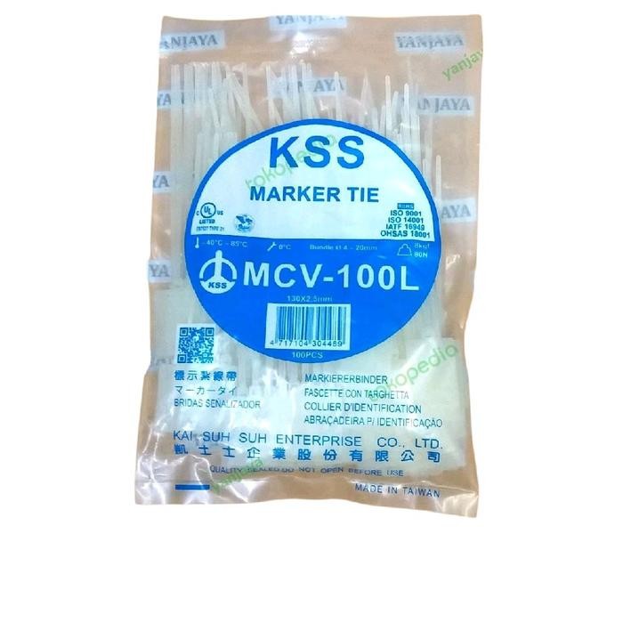 

ID KABEL TIES LABEL MCV100L KSS/MARKER TIE LABEL 20MMX28MM 10CM KSS