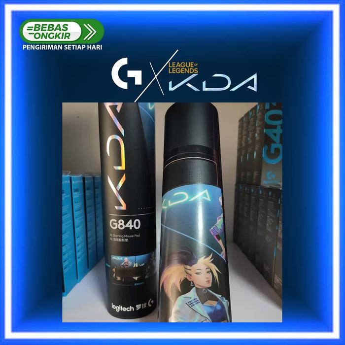 Promo Logitech G840 Kda Xl Gaming Mousepad Limited Edition Original