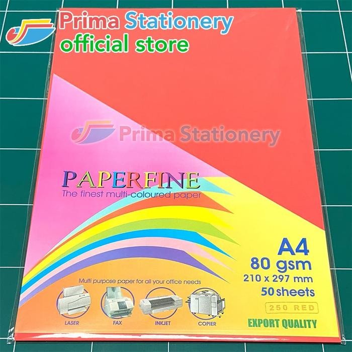 

KOIC Kertas Hvs A4 Paperfine Isi 50 Lbr Warna Tua