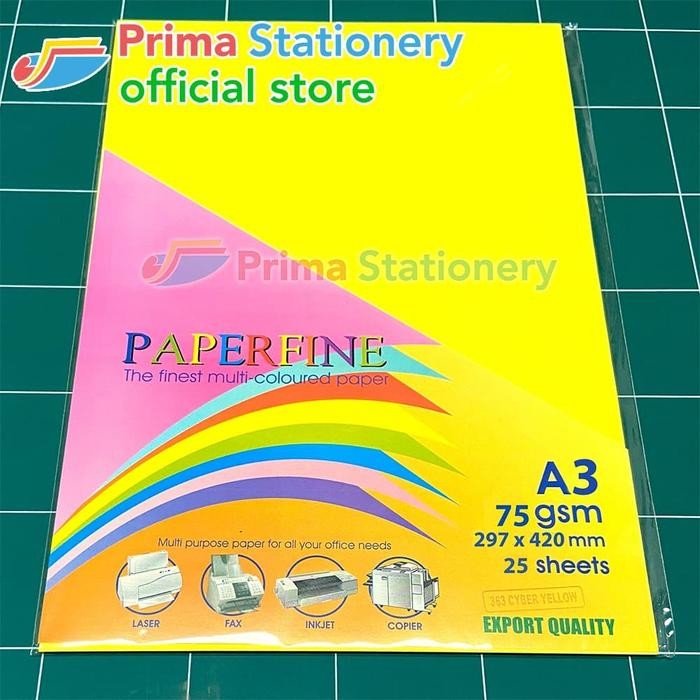 

KOIC Kertas Hvs Warna Paperfine A3 ( Warna Cyber )