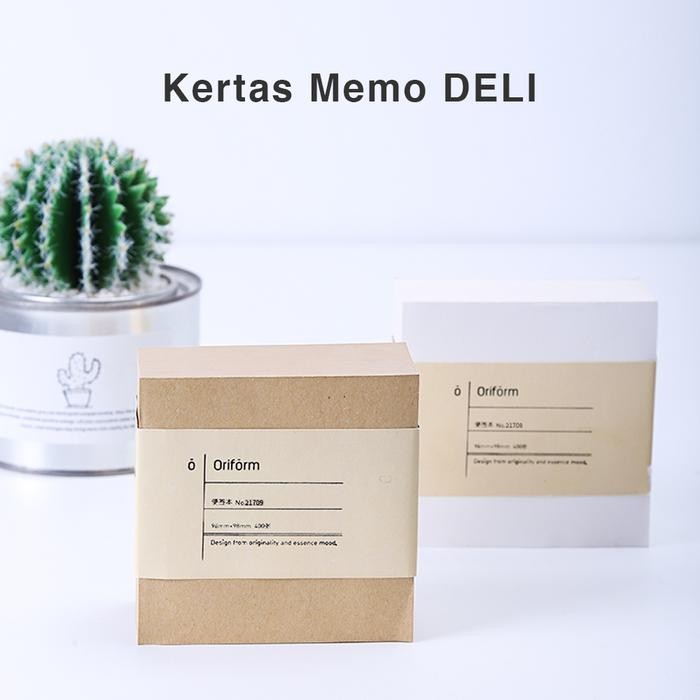 

KOIC Deli Memo Paper / Kertas Memo Warna Putih Gading/Coklat 400Lmbr 2170X