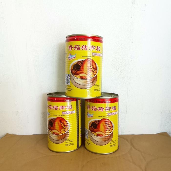 

kaki babi gulong 397g dengan jamur - siap masak stok terbatas