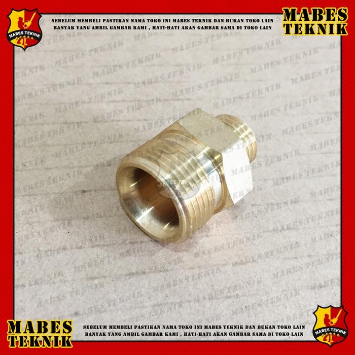 NEPEL KUNINGAN / CONNECTOR STIK GUN KE FOAM LANCE LAKONI LAGUNA 70