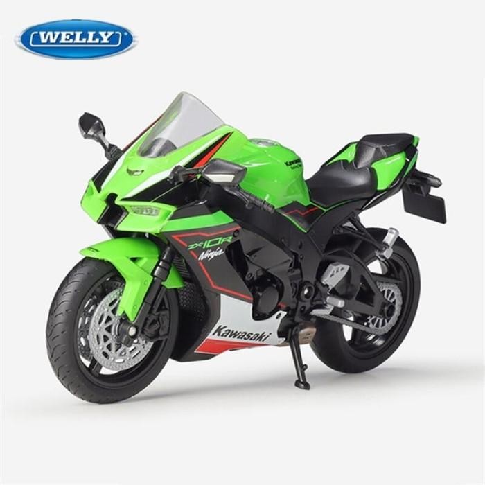 Diecast Motor Kawasaki Ninja ZX-10R Welly Original