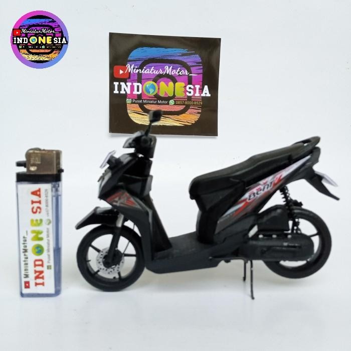 Diecast Miniatur Motor HONDA BEAT 110 skala 1:12