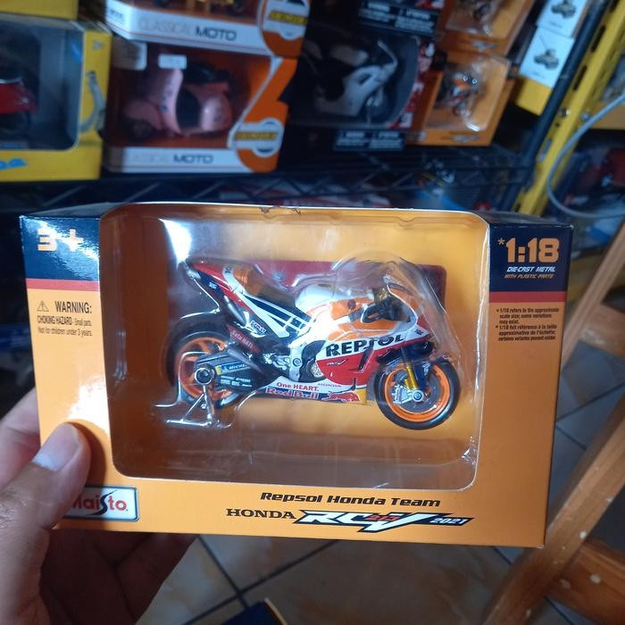 diecast motogp miniatur motor honda repsol