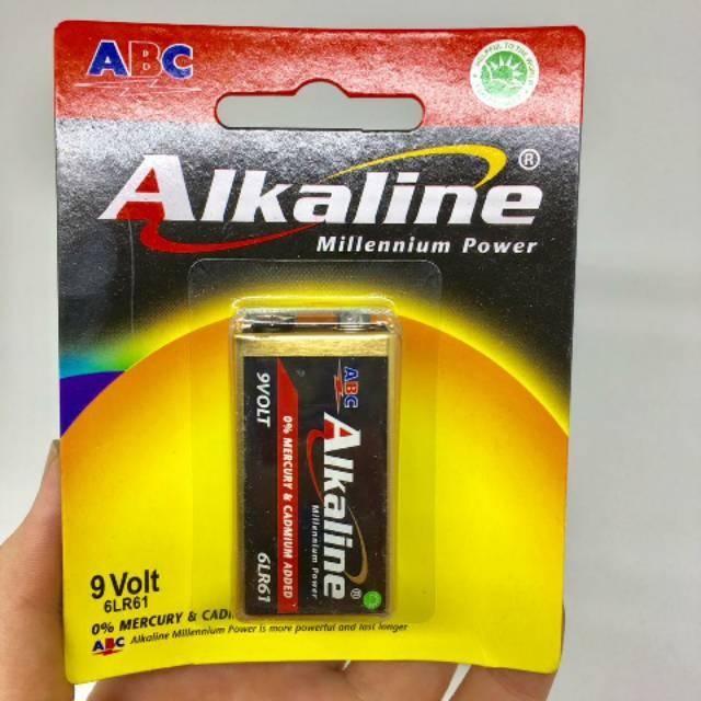 BATERAI KOTAK 9V ABC ALKALINE / BATTERY 9 VOLT KODE 769