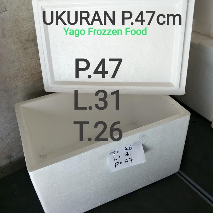 styrofoam box/sterofoam ikan beku/sterofoam daging beku/cool box 10kg kode 651