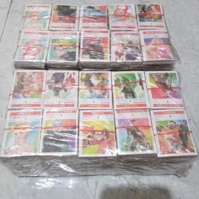 Isi 100 Ikat X 32 Lembar Gambar Mini Mainan Anak Kode 365