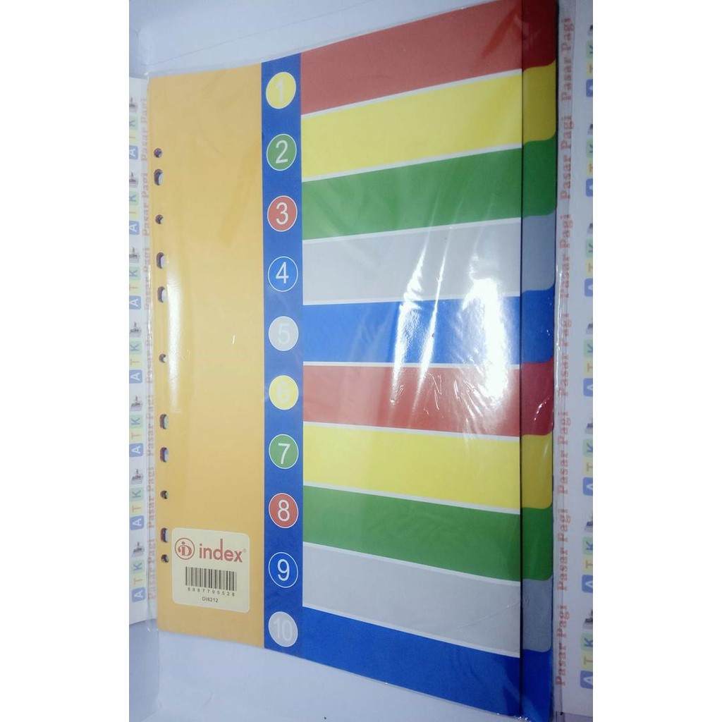 

Promo Pembatas Kertas Ukuran Folio - Divider Praktis