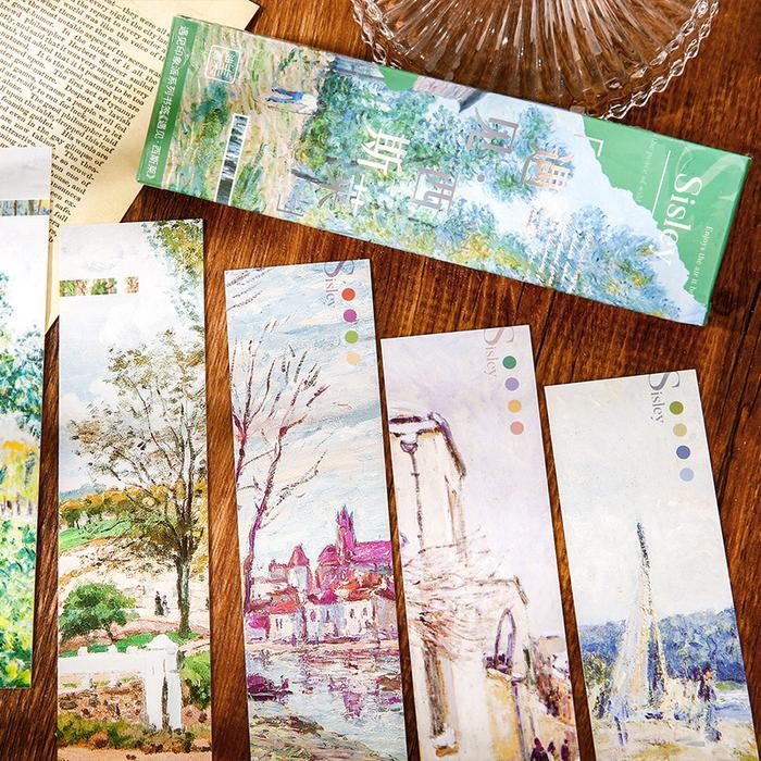 

Promo Pembatas Buku Lucu / Bookmark 30 Pcs Per Box Custom Aesthetic