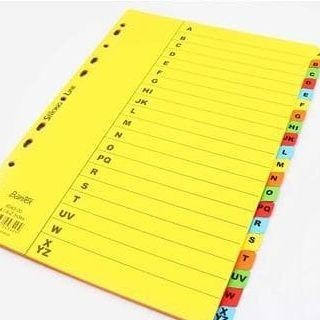

Promo Pembatas Divider Abjad A4 Bantex 6043