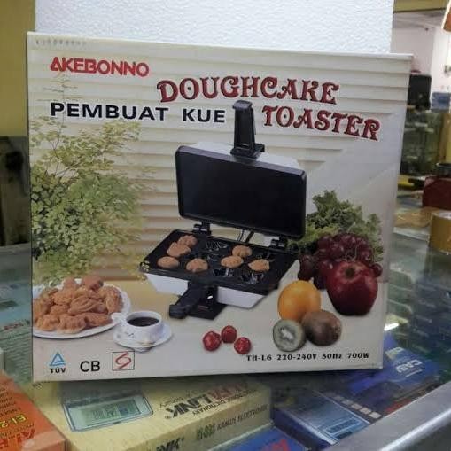 Cetakan KUE CUBIT Listrik AKEBONNO Dough Cake Toaster Waffle maker Electric Elektrik