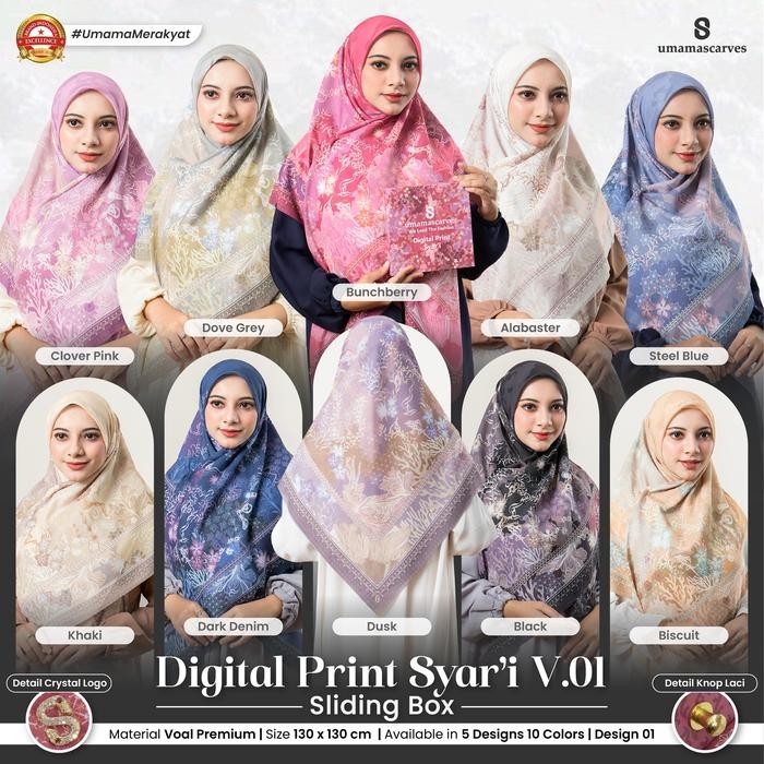 Paket Bundling 2 Box Motif UmamaScarves SYARI MOTIF