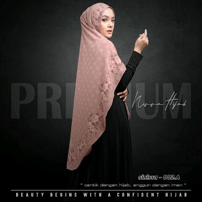 Ceruty Printing Motif Eksklusif Syari & Stylish Hijab Instan Nissa Hijab