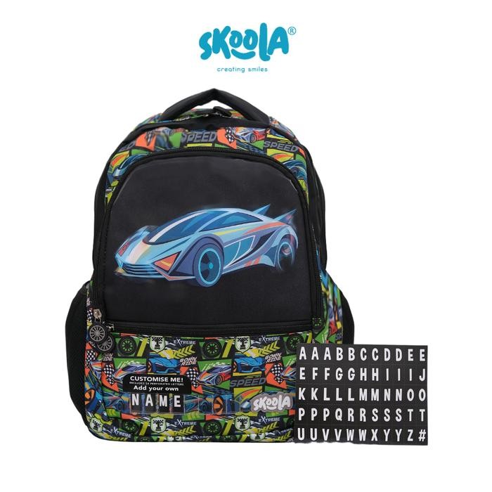 Converrse Exsport - Tas Sekolah Anak Sd Laki - Laki Ransel Dino Space Cars Cosmodino Custom Name