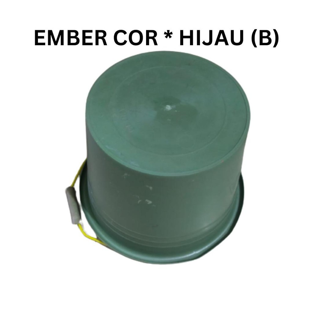 GROSIR TERMURAH Ember Plastik Hijau | Ember Cor Anti Pecah | Ember Bangunan BESAR HB8