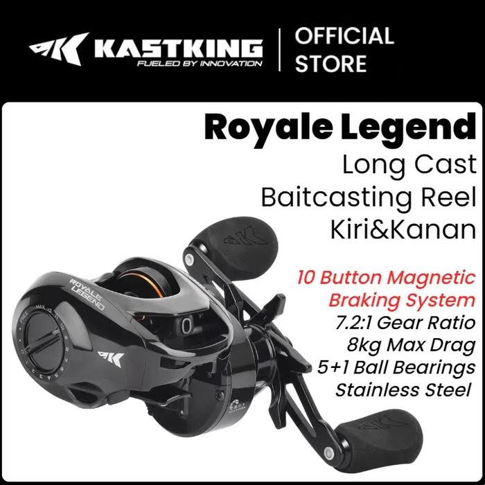 Kastking Royal Legend XCD Long Cast Reel Pancing Baitcasting (TERBAIK) (TERBARU) (TERMURAH)