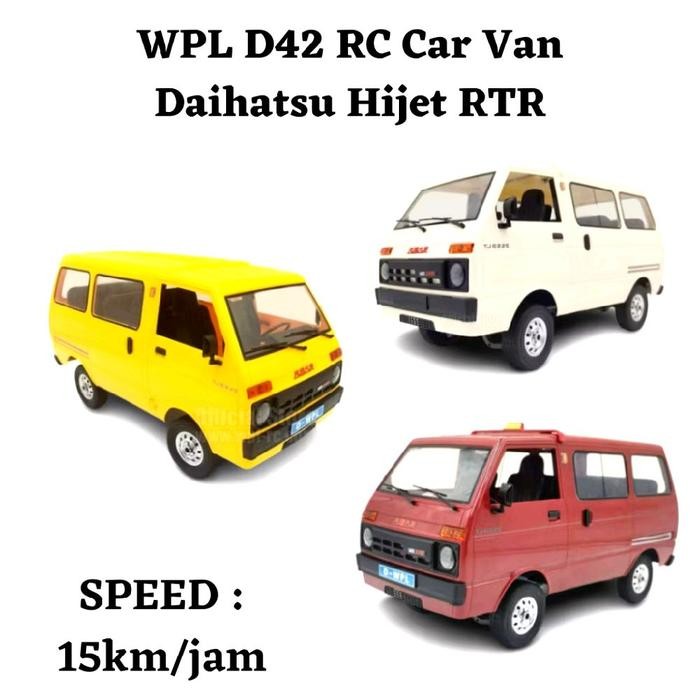 WPL D42 Rc Car Van Daihatsu Hijet
