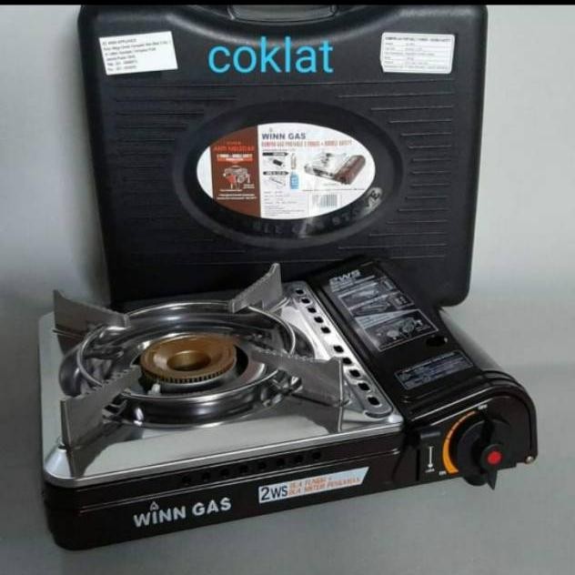 KOMPOR PORTABLE WINN GAS 2WS KOMPOR WINN GAS