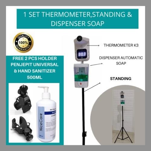 Thermometer K3 Wall Mount Thermometer Infrared Stand