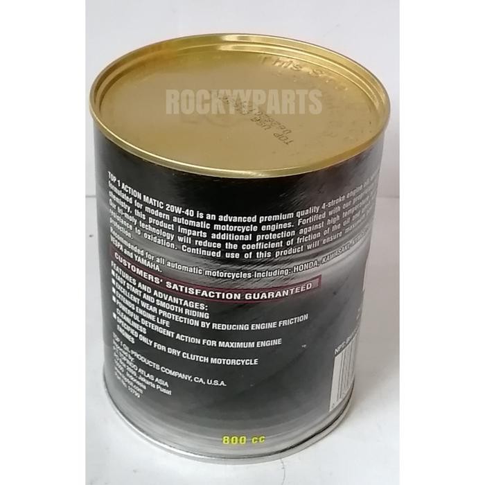 TOP 1 ACTION MATIC 20W-40 JASO MB 800 CC