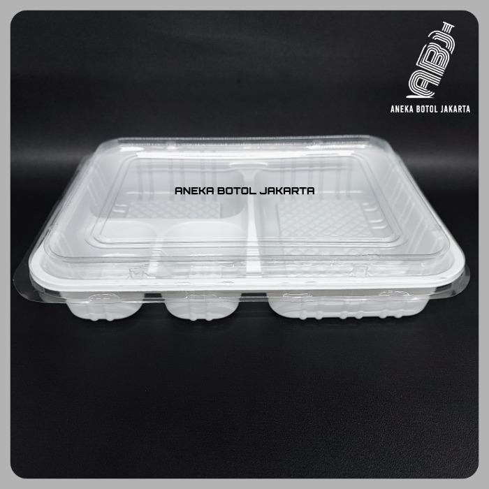 MIKA PLASTIK BENTO 4 SEKAT / MIKA BENTO 4 SEKAT RTR 224 KODE 480