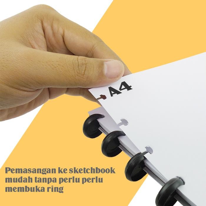 

Lyra Combo 2 Buku Skesa Ukuran A4 30 Lembar Sketch Book Binder Buku Bergambar Lyr-9210260