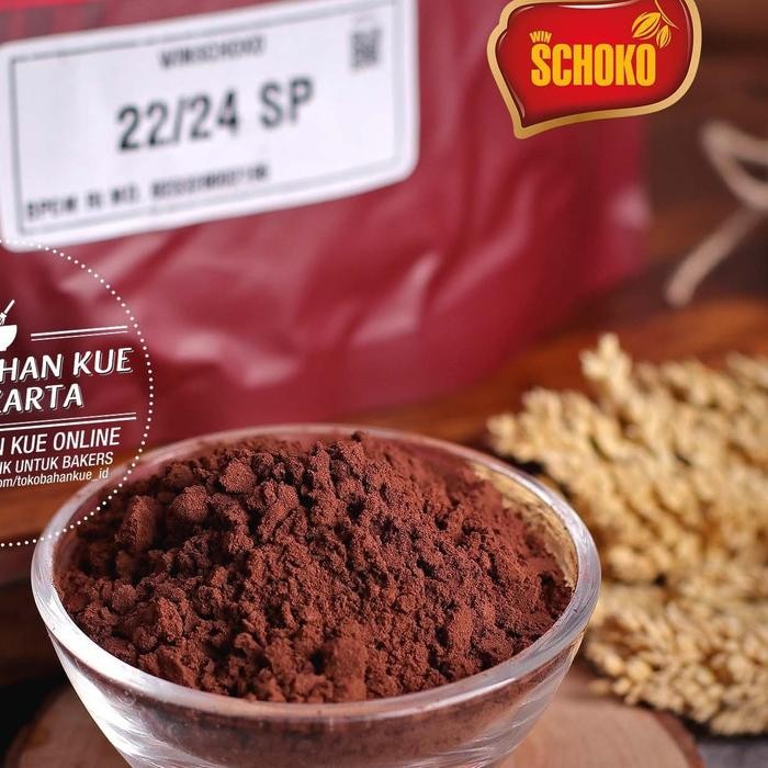 

Schoko - Pure Cocoa Powder Sp 22/24 1Kg High Fat Cokelat Bubuk Murni Kakao Coklat