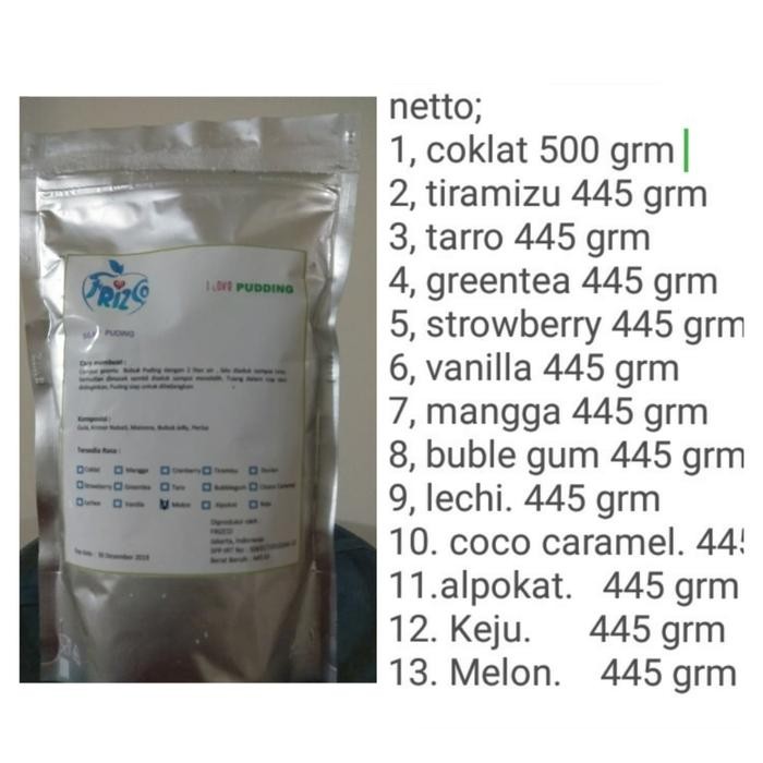 

IGIH- Silky Puding Powder. Puding Lembut/ Pudot Frizco