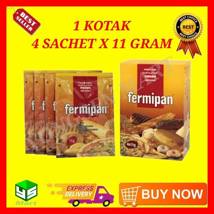 

IGIH- Fermipan Saset Sachet 1 Box Isi 4X11Gr