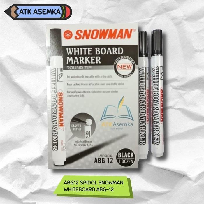 

New ABG12 SPIDOL SNOWMAN WHITEBOARD ABG-12