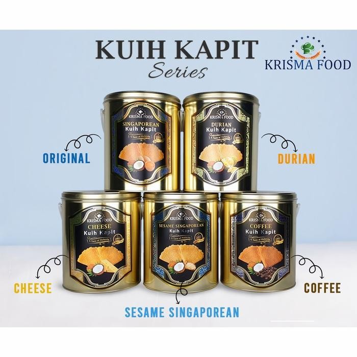 

IGIH- Kue Semprong Ala Singapore -Singaporean Kuih Kapit Ori Duren Wijen