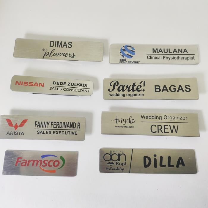 

New Pin magnet / Name tag magnet / Nama dada magnet