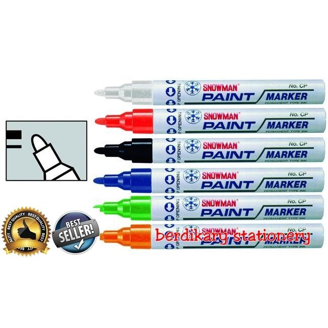 

New SPIDOL SNOWMAN PAINT MARKER