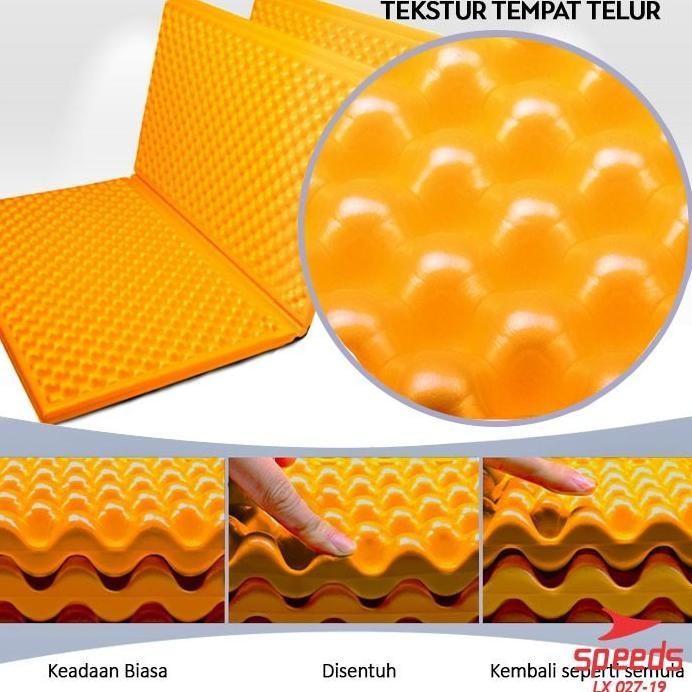 SPEEDS Matras Lipat Duduk XPE Polos Olahraga Yoga Playmat Playmate Baby Tebal Kaet Outdoor Matras