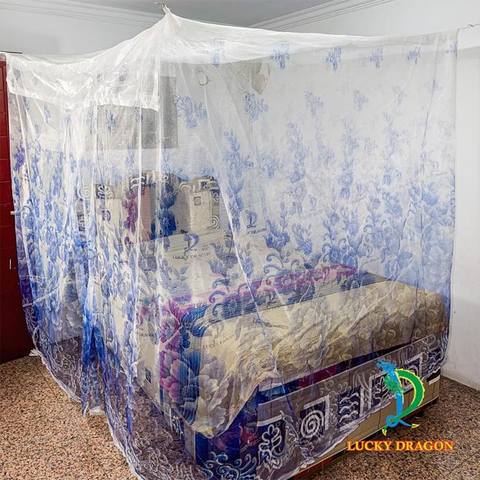 Kelambu Tidur Lucky Dragon Kotak Motif Bunga kelambu tali Gantung Jumbo Kelambu Tidur anti nyamuk