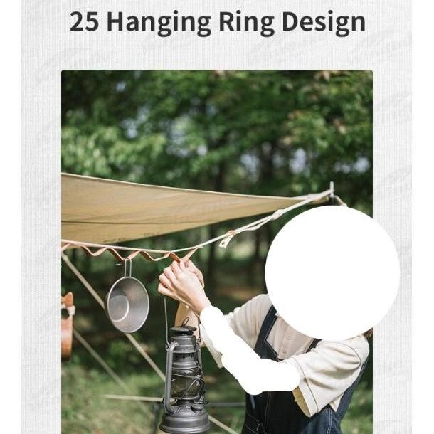 Termurah GANTUNGAN TALI / AWNING ROPE / JEMURAN CAMPING NATUREHIKE NH22PS003