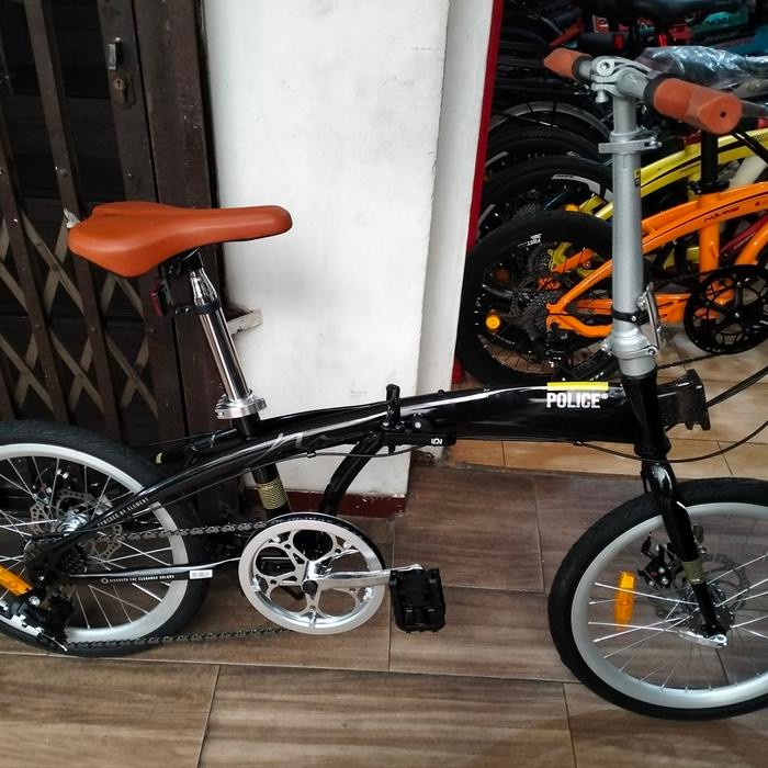 sepeda lipat element police milan 20 inch