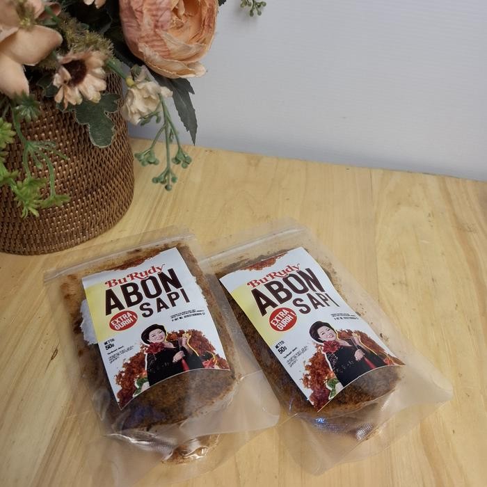 

Baru Abon Ayam & Abon Sapi Bu Rudy Travel Kit 50Gr Oleh Oleh