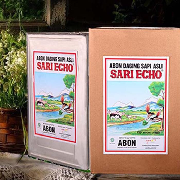 

Baru Abon Sapi Sari Echo 6Kg Original Pedas Kemasan Jumbo