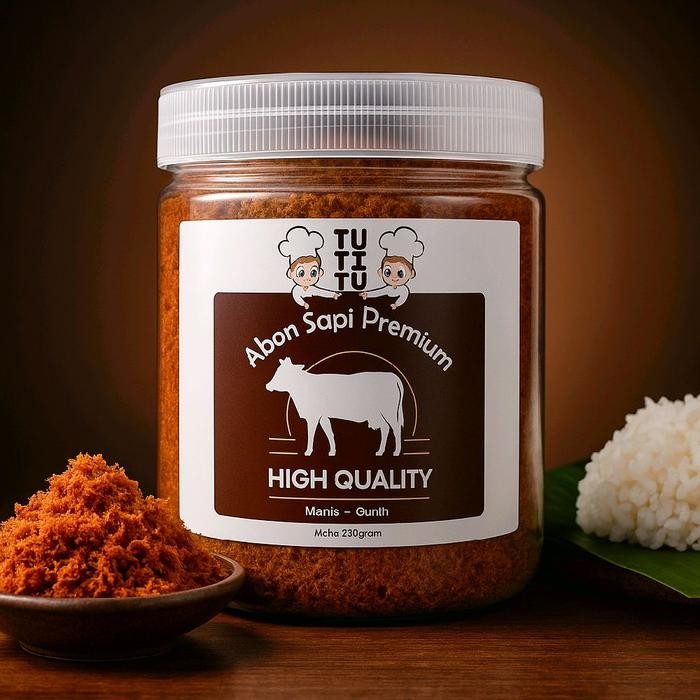 

Baru Abon Sapi Premium Tutitu 100% Daging Asli